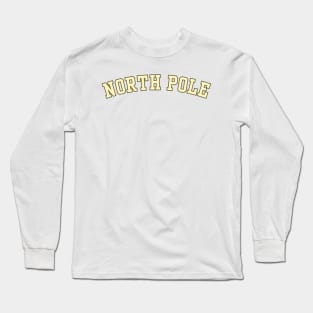 North Pole Varsity Long Sleeve T-Shirt